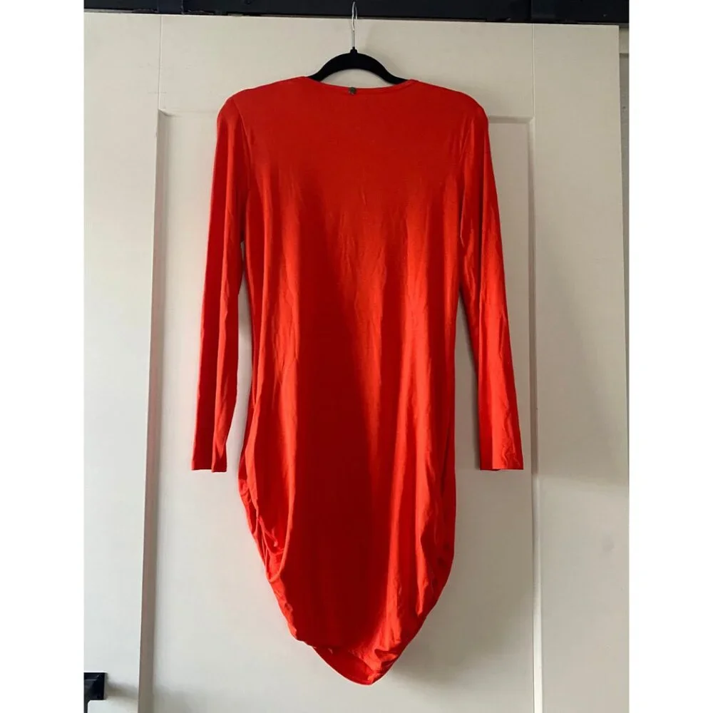 Trina Turk | Romana Vibrant Ruched Long Sleeve Mini Dress